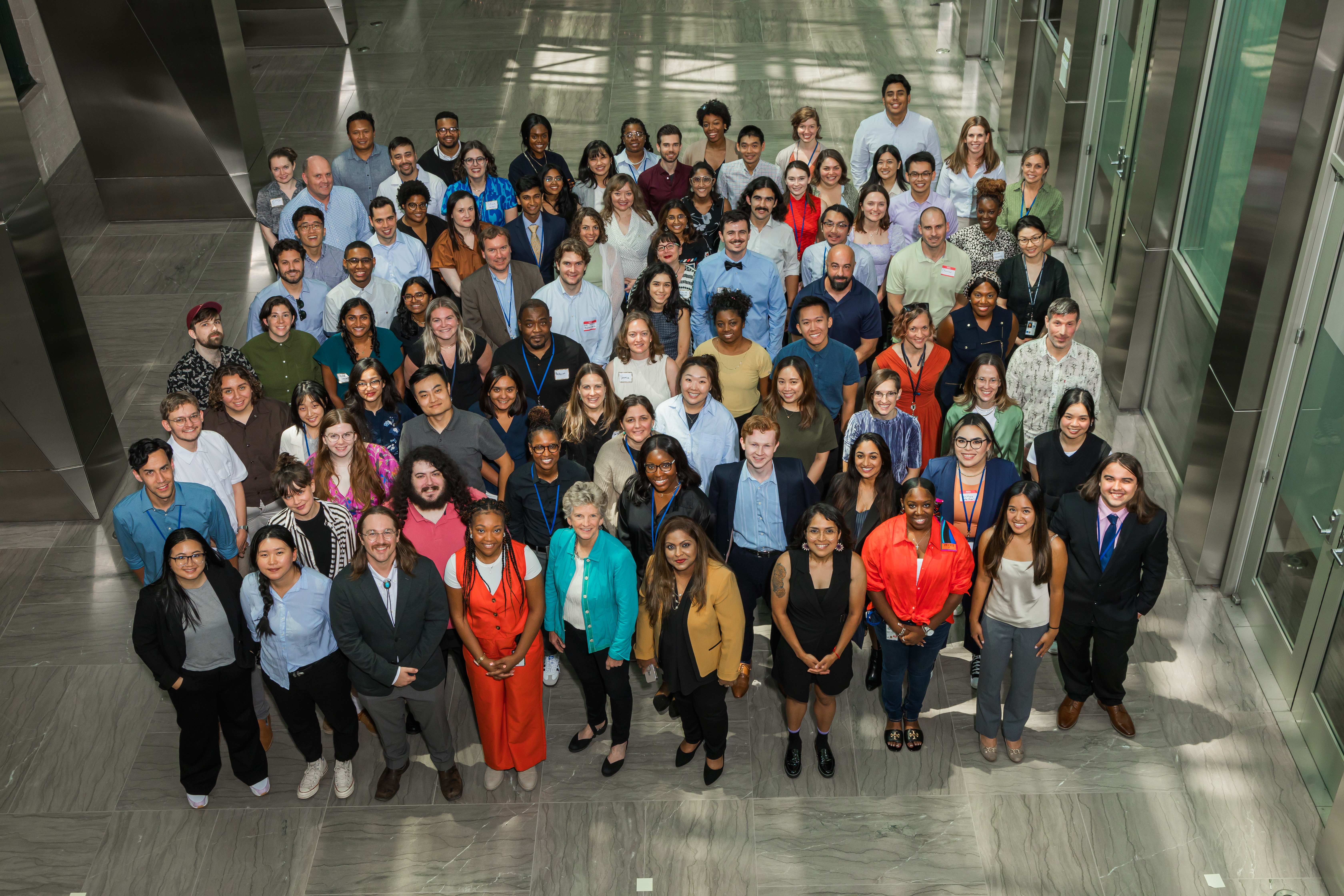 2022 and 2023 USDC Fellows and staff together with GSA Administrator Robin Carnahan